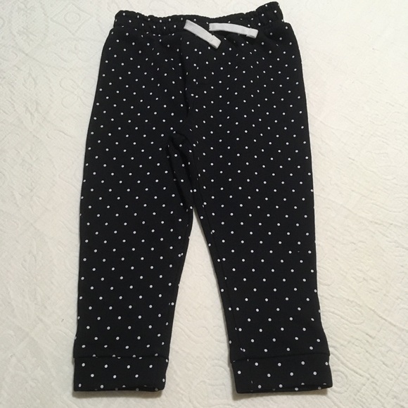 18-24m (4/$20) Black Polka Dot Sweatpants by George - Picture 1 of 7